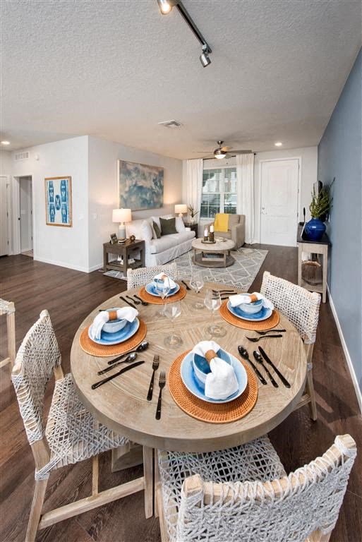 Decorated Dining Area at Town Trelago, Maitland, FL