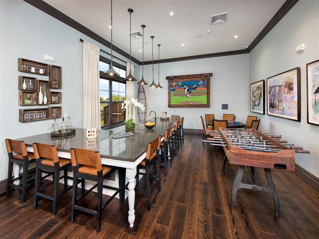 Modern Clubhouse With A Game Room at Town Trelago, Maitland, Florida