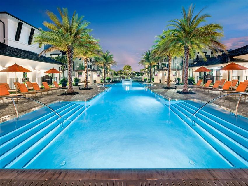 Cool Blue Swimming Pool Cool Blue Swimming Pool at Town Trelago, Florida, 32751 - Photo Gallery