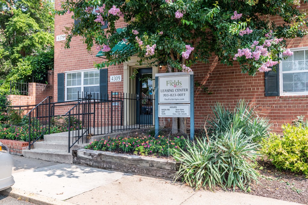Leasing Center External View at The Fields of Alexandria, Virginia
