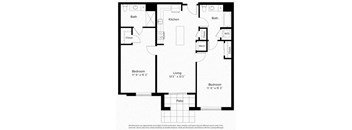 2 bed 2 bath D at Fort Totten Square, Washington
