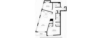 2 bed 2 bath G at Fort Totten Square, Washington
