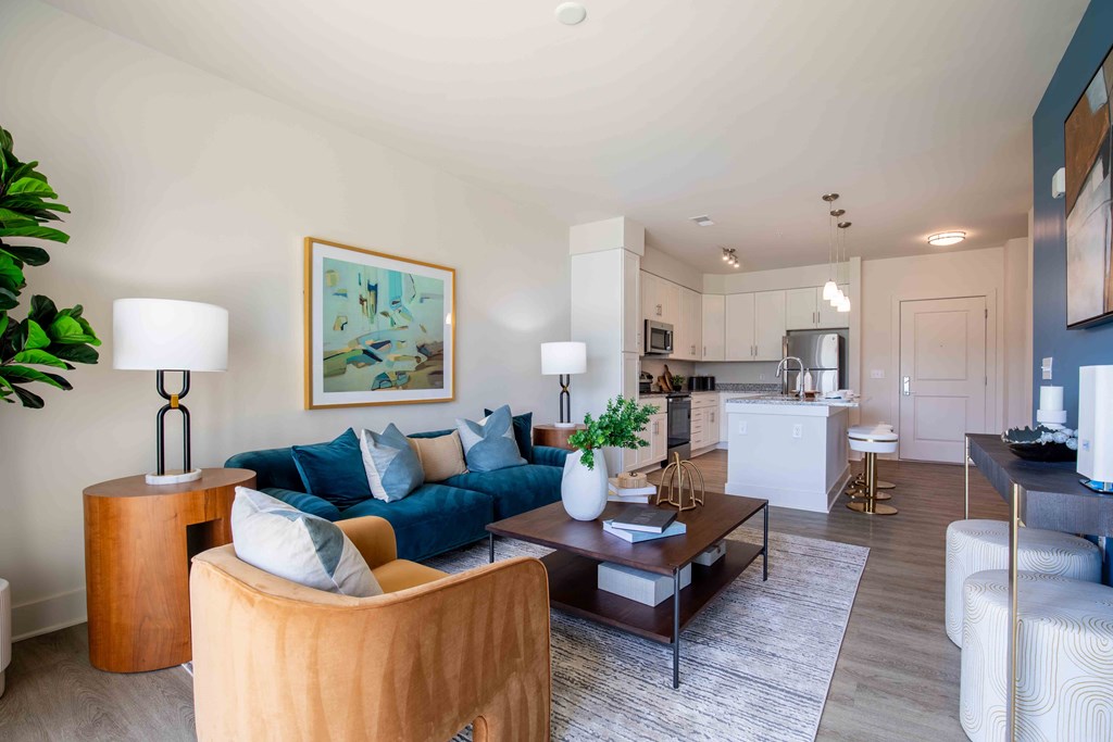 Living Room at Fairmont at South Lake, Bowie, Maryland