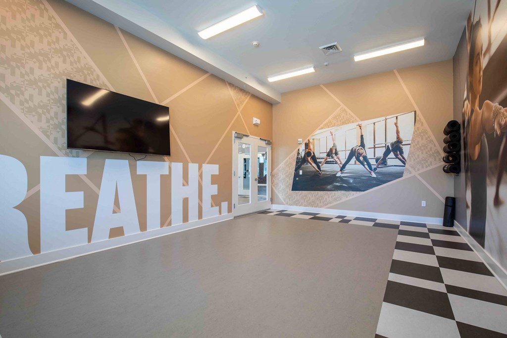 Yoga Studio at Fairmont at South Lake, Bowie, Maryland