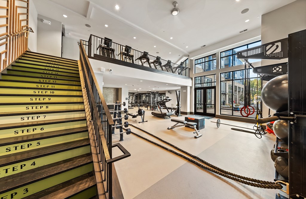 Fitness Center stairs