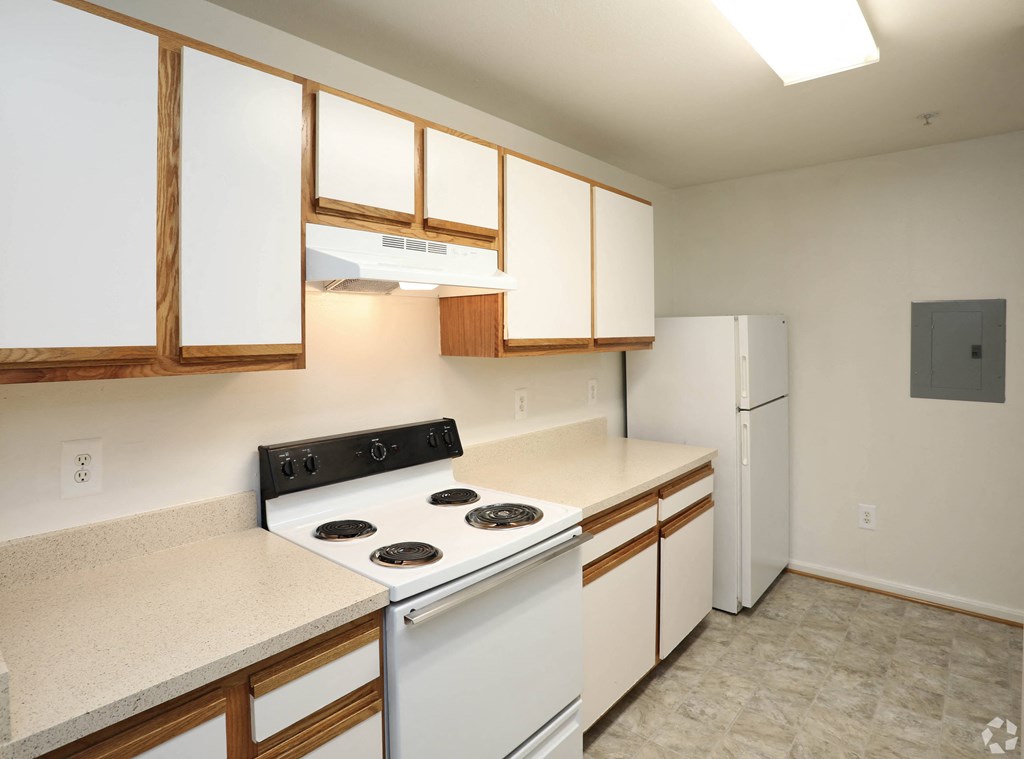 Modern Kitchen With Custom Cabinet at The Fields of Manassas, Virginia, 20109