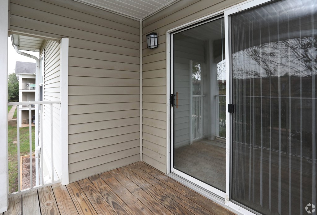 Glass Door To The Balcony at The Fields of Manassas, Manassas