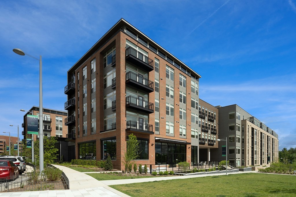 a large brick buildin at Brentford at The Mile, Tysons, 22102