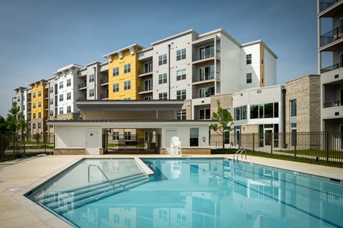take a dip in our resort style swimming pool  at Woodmore Grand, Bowie, 20721