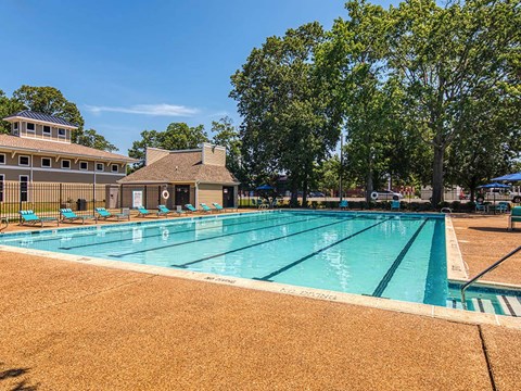 Large swimming pool at Compass at City Center, Newport News, 23606