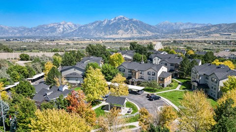 Aerial View at Bluffs Apartments, Bluffdale, Utah