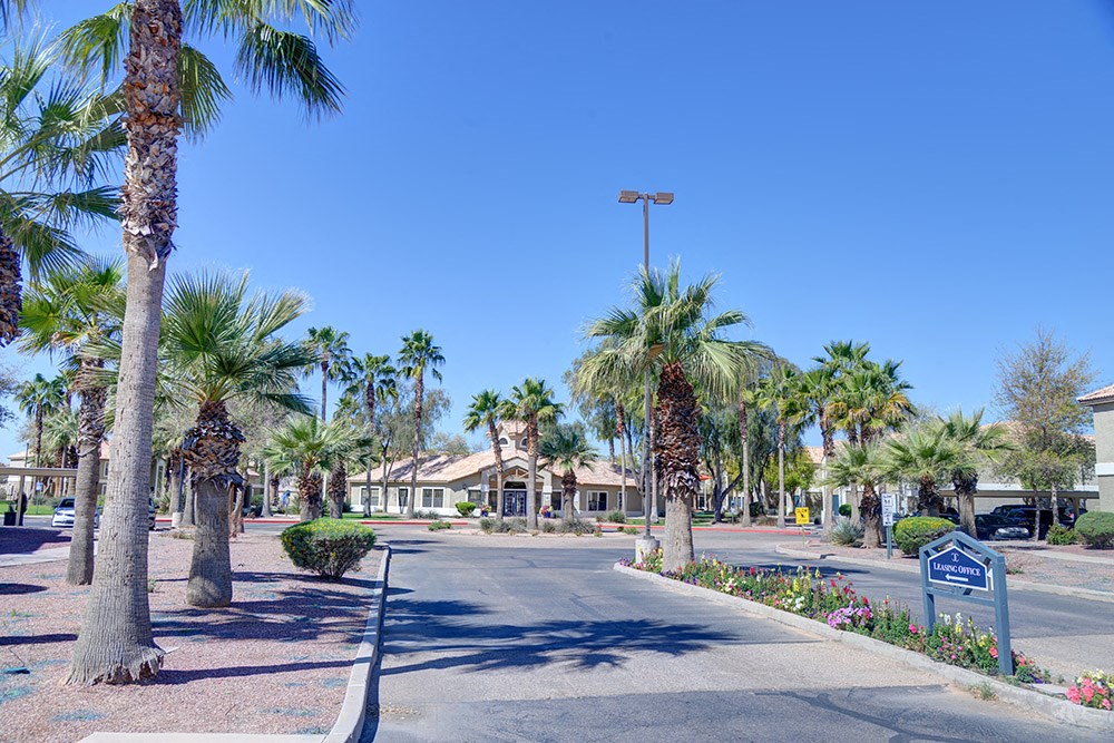 A street view at Cottonwood Crossing, Casa Grande  