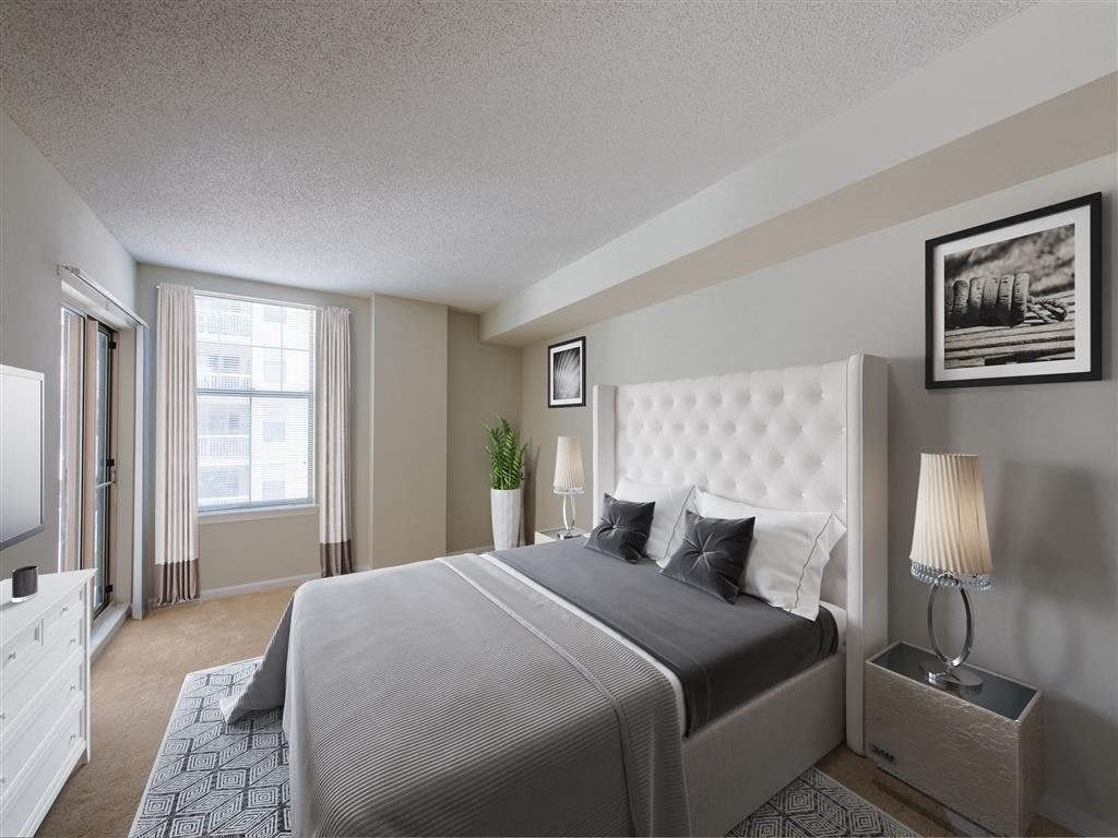 Comfortable Bedroom at The Redwood, Baltimore, MD, 21201