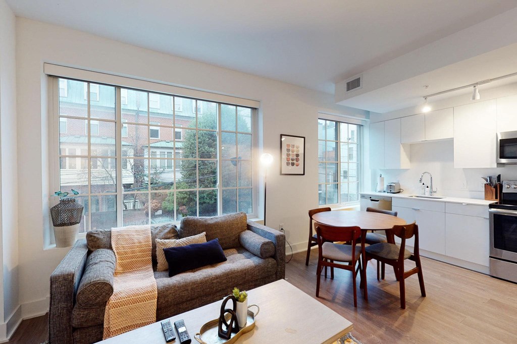 Living Room With Plenty Of Natural Lights at Madison House, Washington, Washington