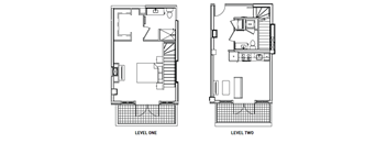 A13D Floor Plan at Madison House, Washington, Washington