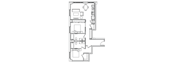 B5B Floor Plan at Madison House, Washington, DC, 20036