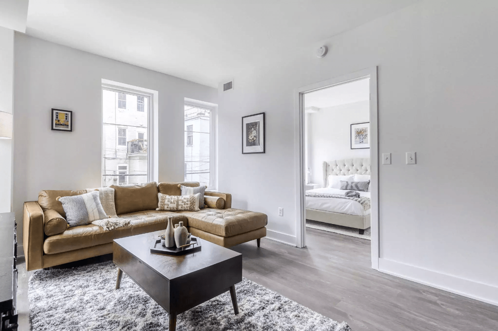 Modern Living Room at Madison House, Washington, 20036