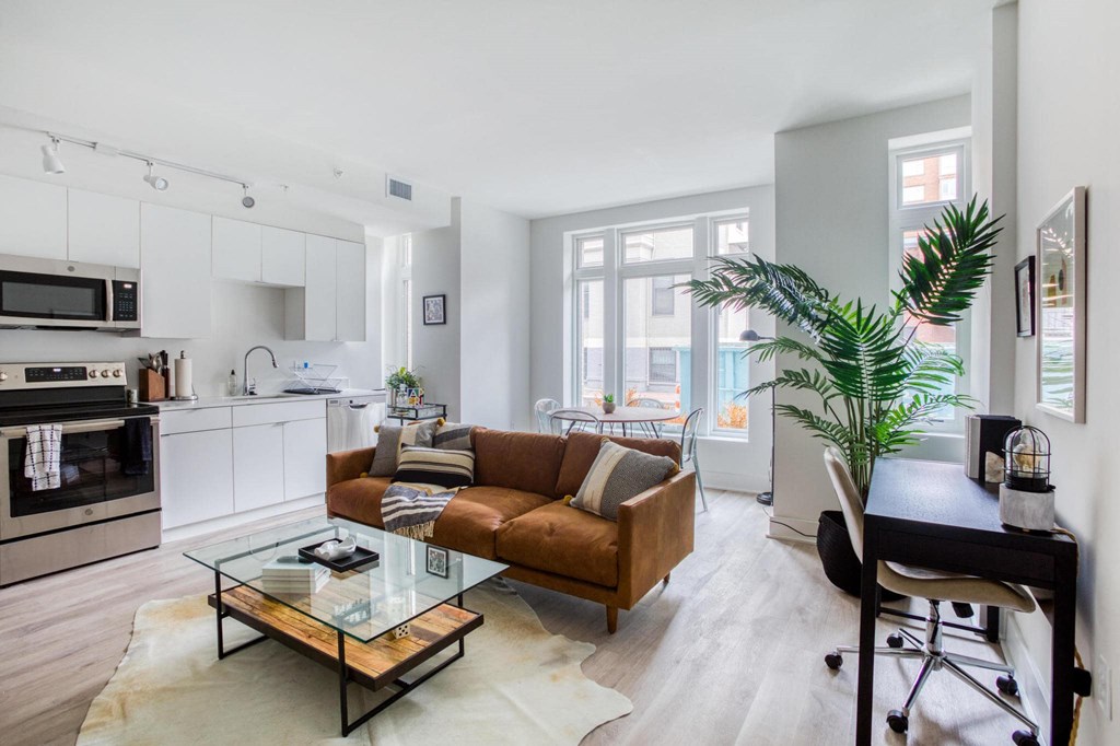 Living Room Interior at Madison House, Washington, 20036