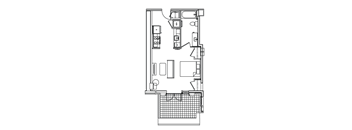 S4A Floor Plan at Madison House, Washington, Washington