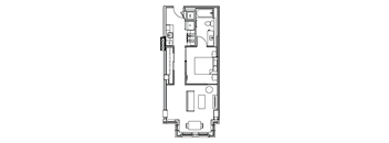 A5A Floor Plan at Madison House, Washington, DC, 20036