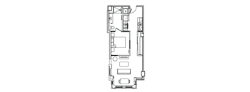 A4A Floor Plan at Madison House, Washington, 20036