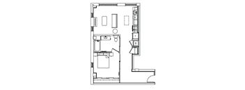 A9A Floor Plan at Madison House, Washington, Washington