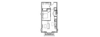 A7A Floor Plan at Madison House, Washington
