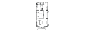 A1A Floor Plan at Madison House, Washington, Washington