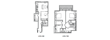C1B Floor Plan at Madison House, Washington