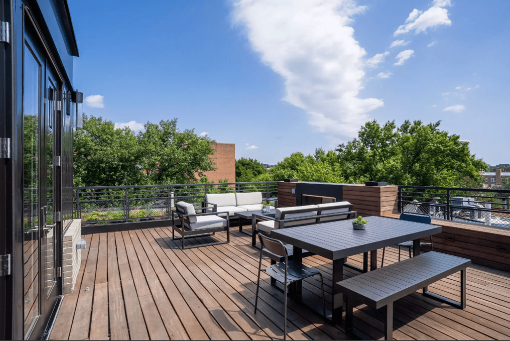 Rooftop Living Spaces at Madison House, Washington