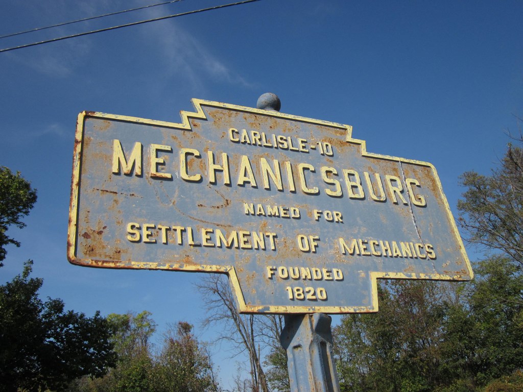 a sign that reads carabus-mechanicsnamed for settlement of mechanics