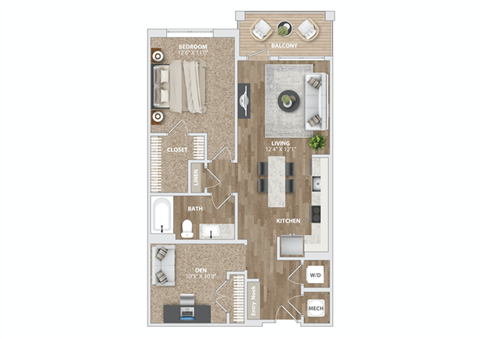 AD11 Floor Plan at Preston Ridge, North Carolina
