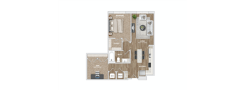 AD4 Floor Plan  at Preston Ridge, Cary, NC, 27513