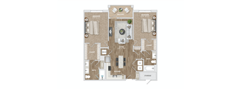 B11 Floor Plan at Preston Ridge, Cary, NC