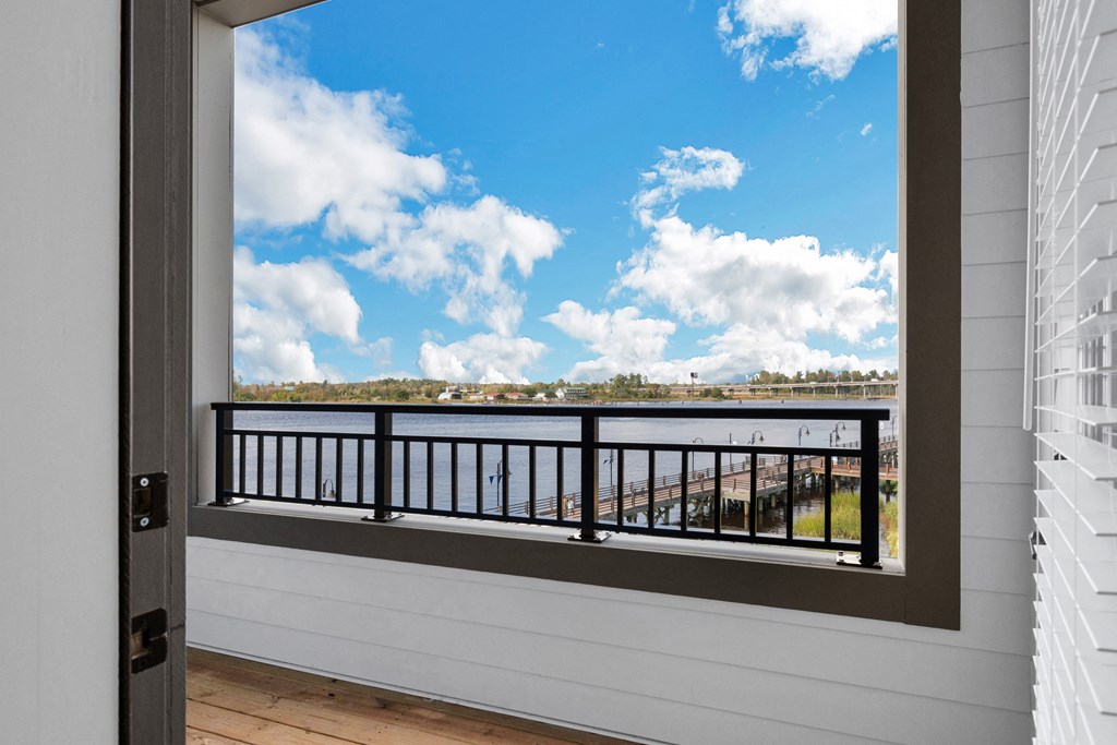 Porch View at Metropolitan at the Riverwalk, Wilmington, 28401