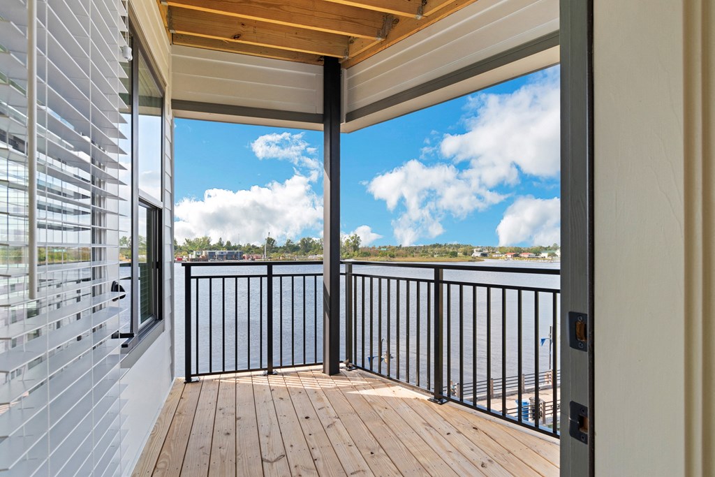 Porch View at Metropolitan at the Riverwalk, Wilmington, 28401