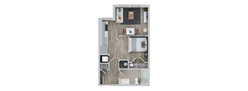 New A1A Floor Plan at Jayde Parkside, District of Columbia