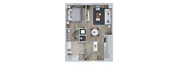 A4A Floor Plan at Jayde Parkside, District of Columbia