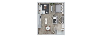 A6A-A5AM Floor Plan at Jayde Parkside, Washington, 20019
