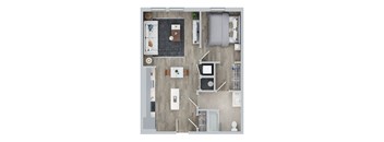 A7A Floor Plan at Jayde Parkside, Washington, District of Columbia
