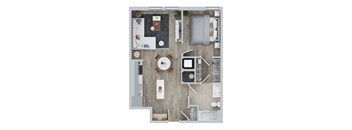 A8A Floor Plan at Jayde Parkside, Washington
