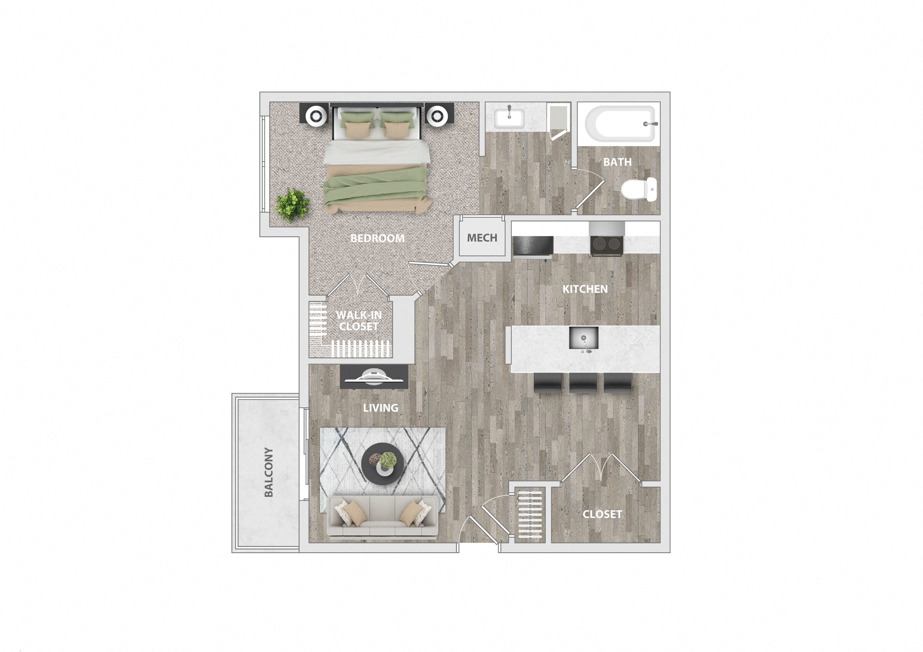 a 2103 sq ft floor plan  1 bedroom