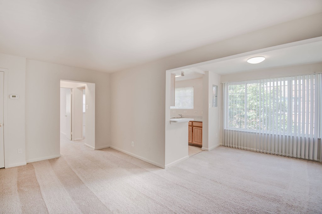 Carpeted Living Area at The Fields of Old Town, Alexandria, VA