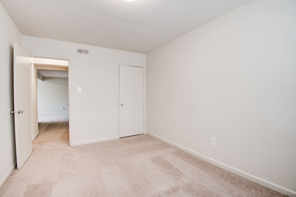 Carpeted Bedroom at The Fields of Old Town, Virginia