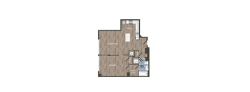 a floor plan of a 1128 sq ft roommates