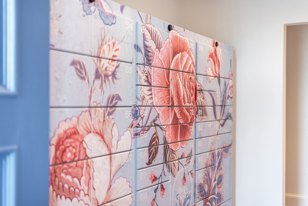 Artistic Wall at Park Kennedy, Washington, Washington