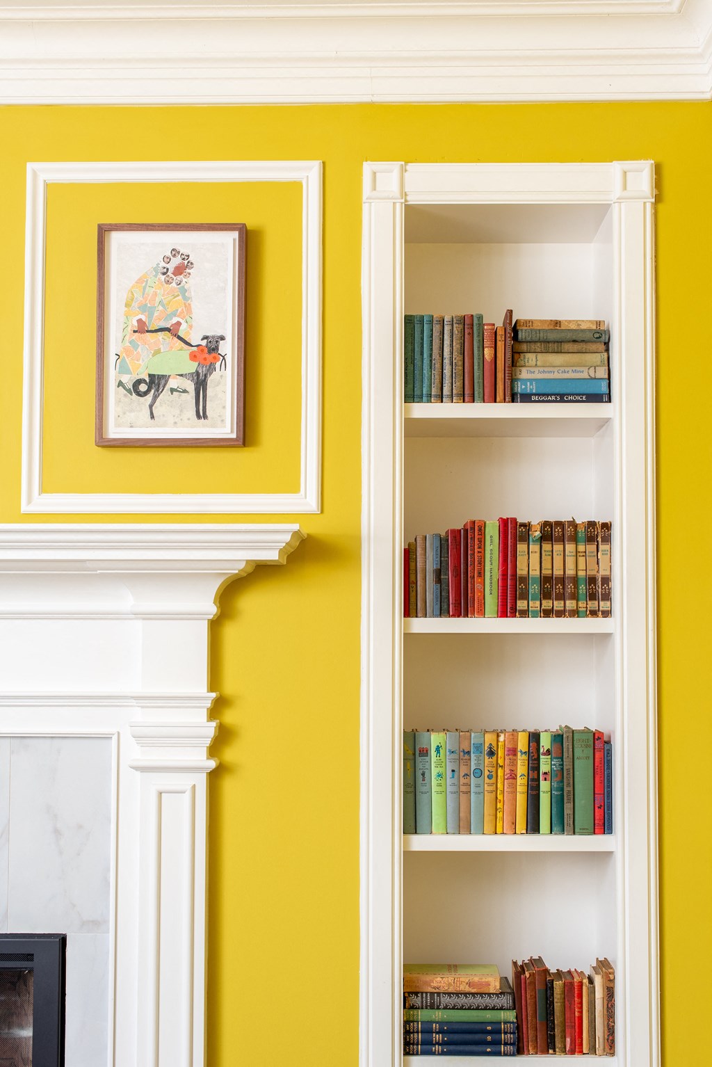 Book Shelf In Library at Park Kennedy, Washington, DC