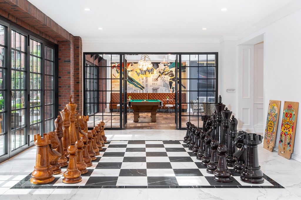 Large Chess Board at Park Kennedy, Washington, DC