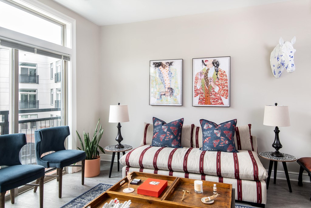 Elegant Living Room at Park Kennedy, Washington, DC