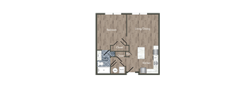 A9A Floor Plan at Park Kennedy, Washington, Washington